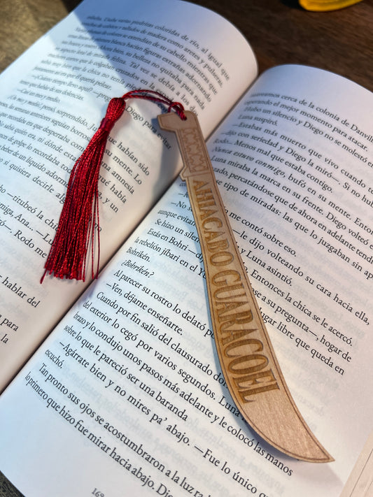 Machete Bookmark Madera