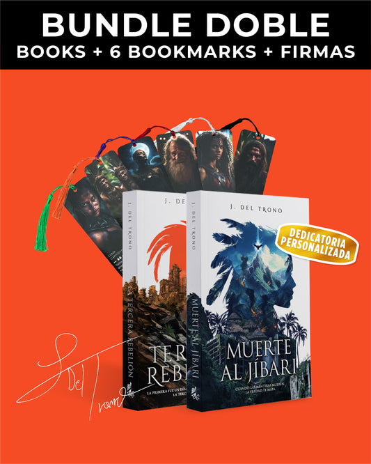 Bundle Doble: 2 Libros Dedicado + 6 Bookmarks